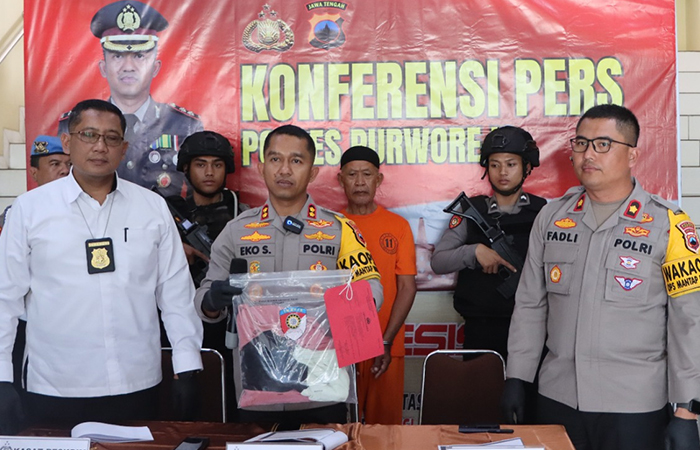 KETERLALUAN: S warga Kecamatan Banyuurip, Kabupaten Purworejo ditangkap Satreskrim Purworejo akibat perbuatannya memperkosa tetangga yang tengah idap tumor otak.&nbsp;ISTIMEWA