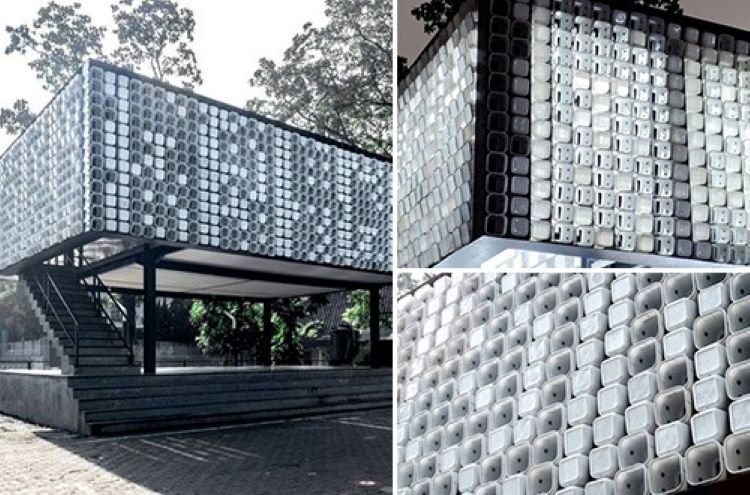 Inovasi Ramah Lingkungan: Dinding Perpustakaan Bandung Terbuat dari 2.000 Wadah Es Krim Bekas