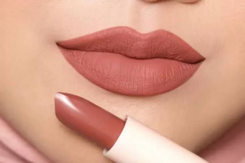 Ilustrasi rekomendasi warna lipstik untuk bibir gelap.