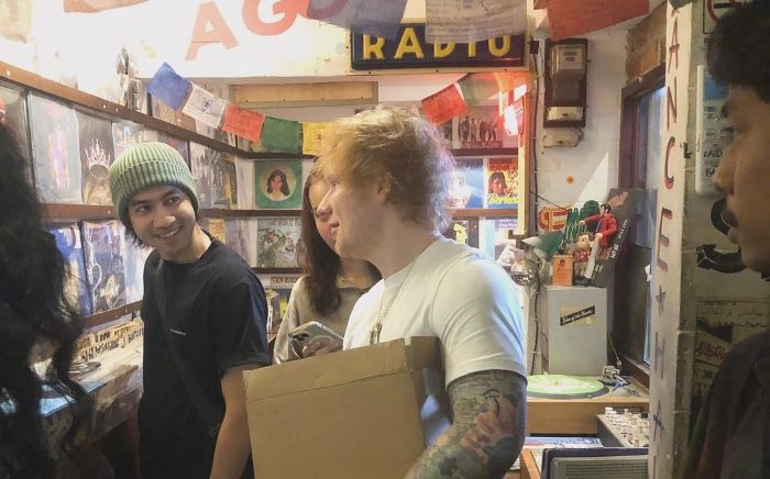 momen Ed Shereen blusakan di Pasar Santa