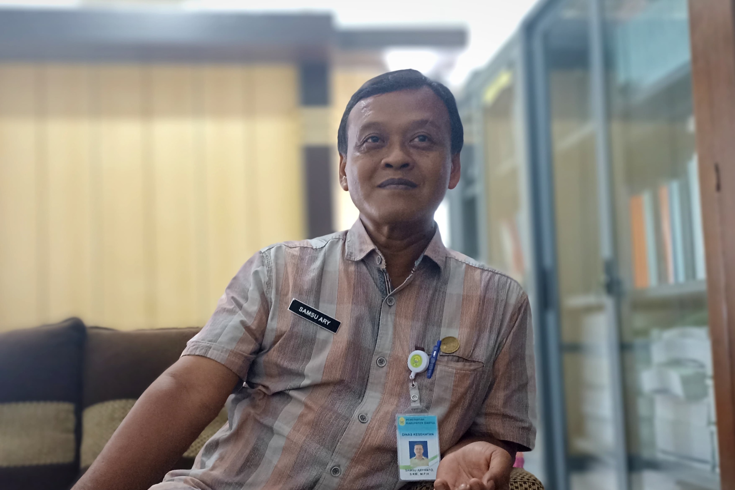 Kepala Bidang Penanggulangan Penyakit Dinas Kesehatan Bantul Samsu Aryanto.