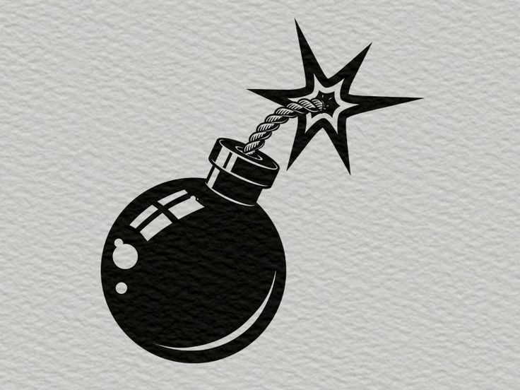 Ilustrasi bom meledak