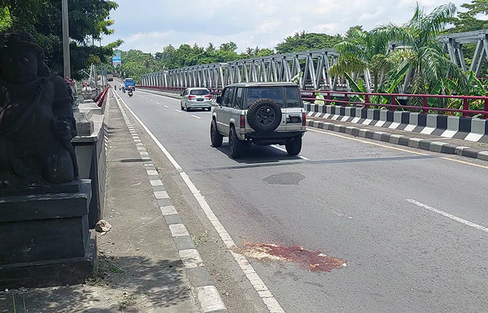 Salah satu TKP kecelakaan lalu lintas di Wilayah Kulon Progo