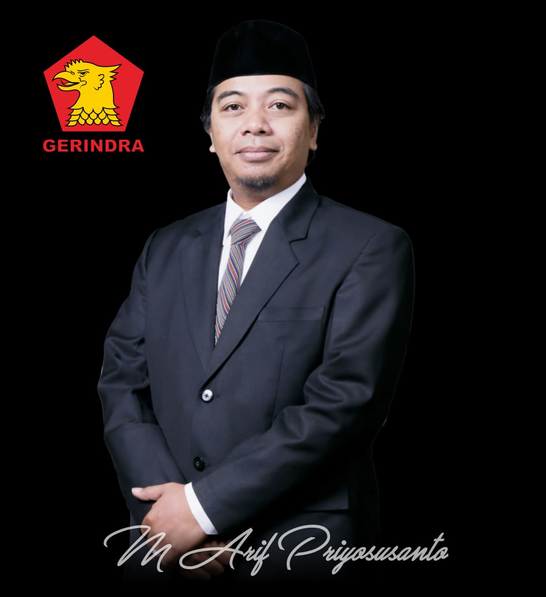 Sekretaris DPC Gerindra Sleman M. Arif Priyo Susanto.