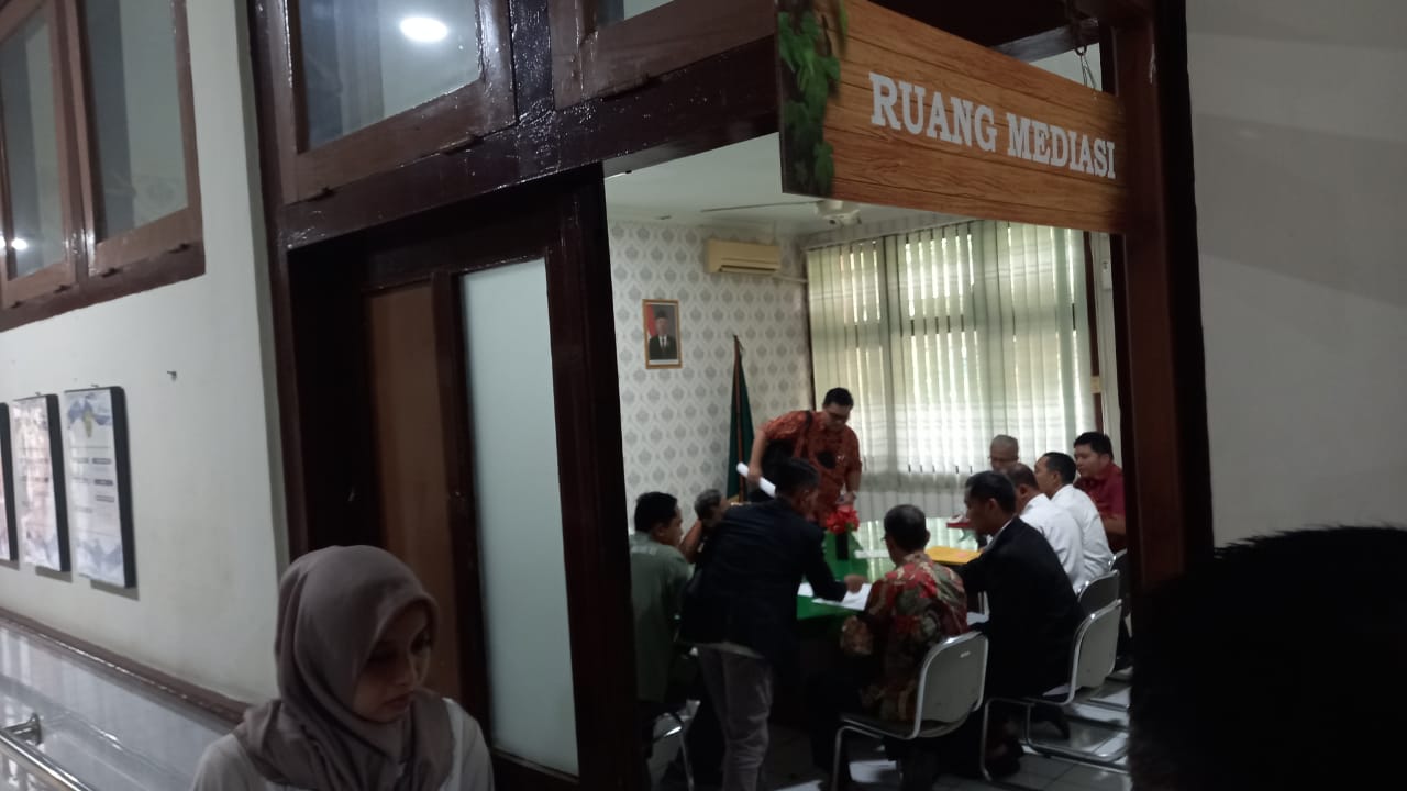 Suasana mediasi gugatan non pribumi di PN Jogja