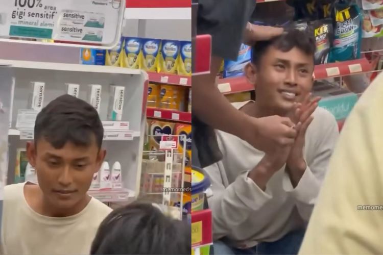 Mantap! Warga Jatimulya Bekasi Ramai-ramai Tangkap Perampok Minimarket yang Melukai Pegawai (Pict: Tangkapan Layar IG/@memomedsos