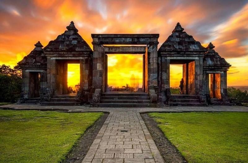 Candi Boko yang terletak di Prambanan, Sleman, Yogyakaarta
