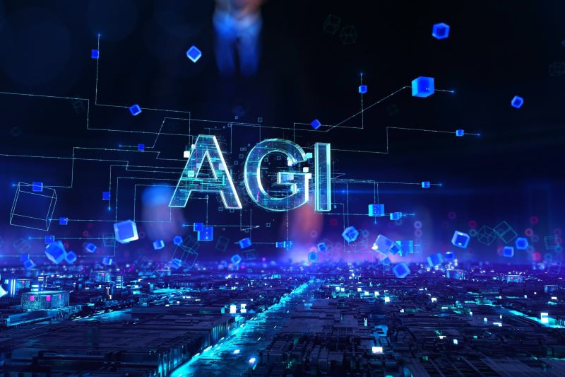 Ilustrasi Artificial Generalized Intelligence (AGI).