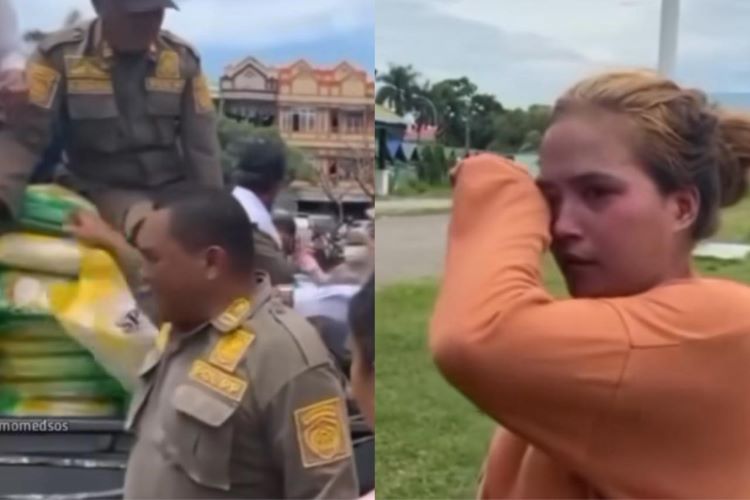 Video Viral! Kepala Dinas Baubau Teriaki Warga yang Antre Beras Murah Sebagai Pencuri Hingga Menangis, Netizen Geram! (pict: Tangkapan Layar IG/@memomedsos)