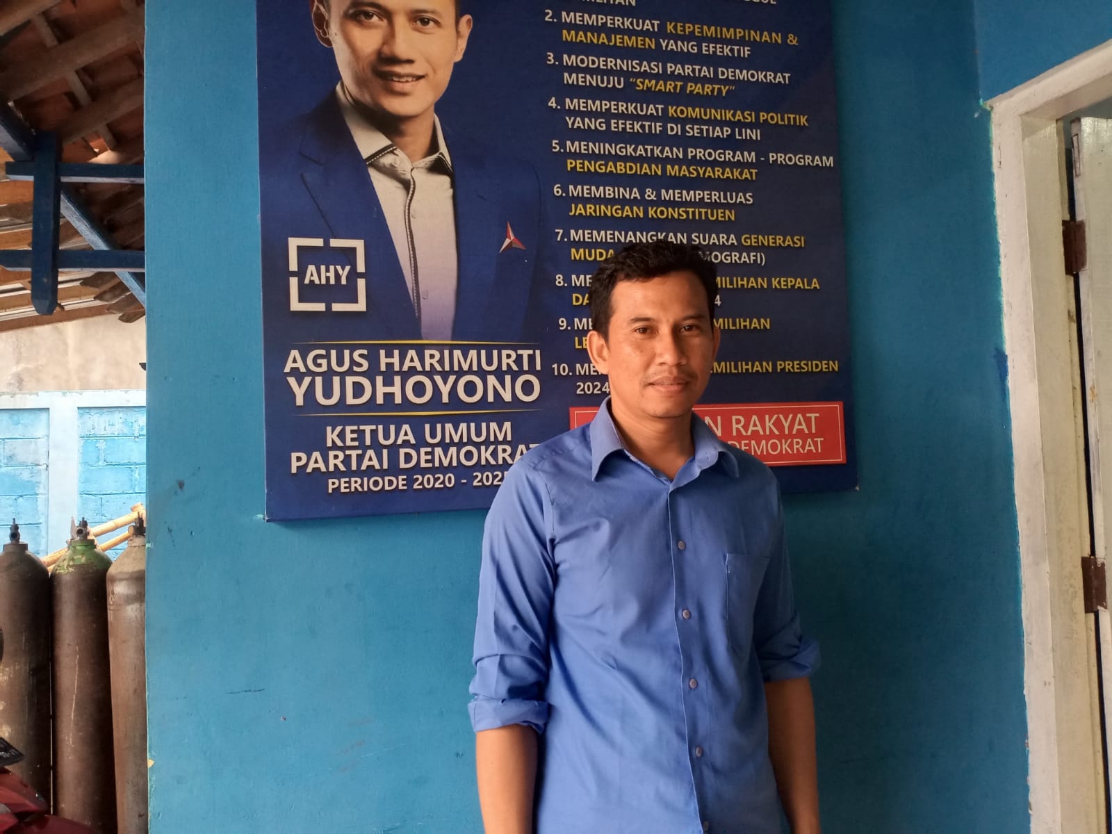 Sekretaris DPC Partai Demokrat Purworejo Abdul Chasip