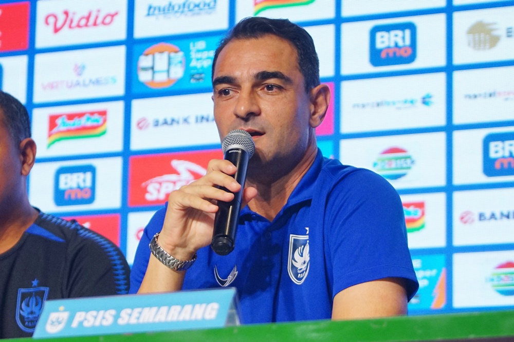 BIRU - Pelatih PSIS Semarang akui laga kontra Bali United bukanlah laga yang bakal berlangsung mudah