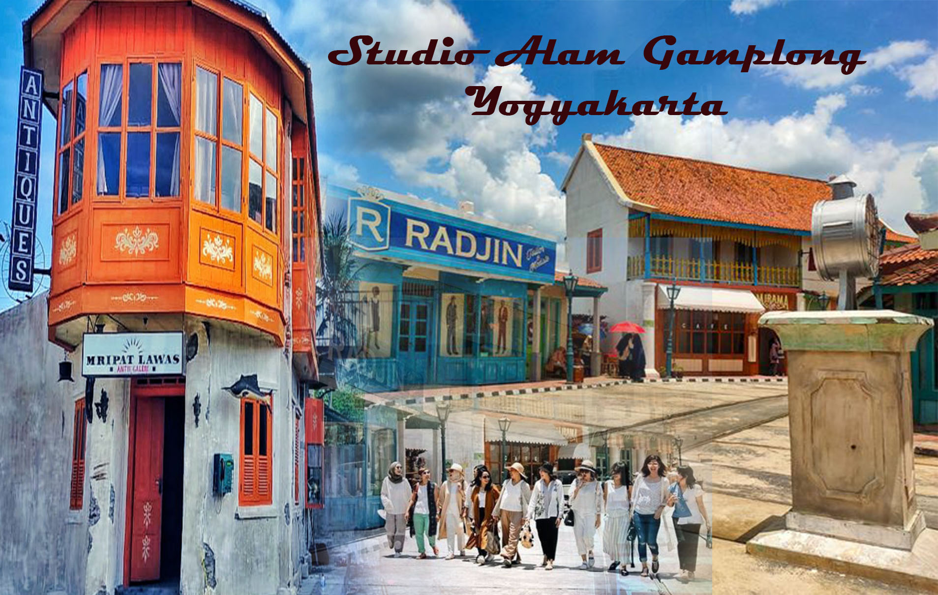 Destinasi Wisata Studio Alam Gamplong Yogyakarta yang instagramable.
