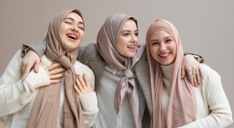 Style hijab tunjang penampilanmu di bulan suci Ramadhan.