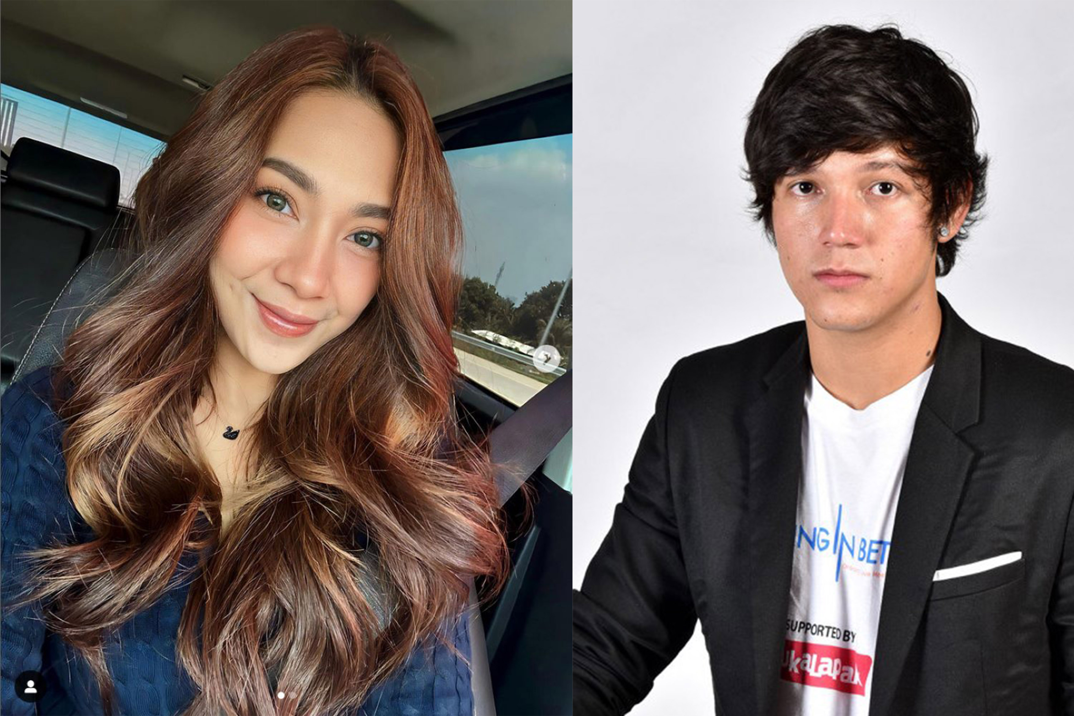 Artis Dinda Kirana dan pemeran sekaligus model Naufal Samudra.