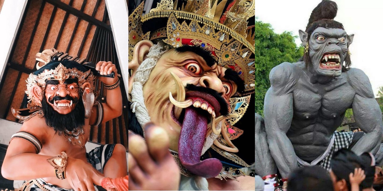 Tampilan ogoh-ogoh