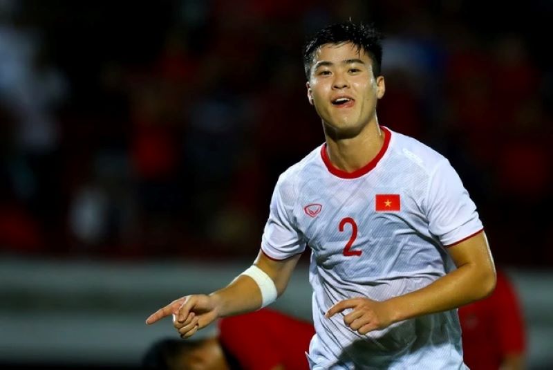 pemain Vietnam, Do Duy Manh Bingung bakal hadapi Indonesia atau belanda (foto: Minh Chien)