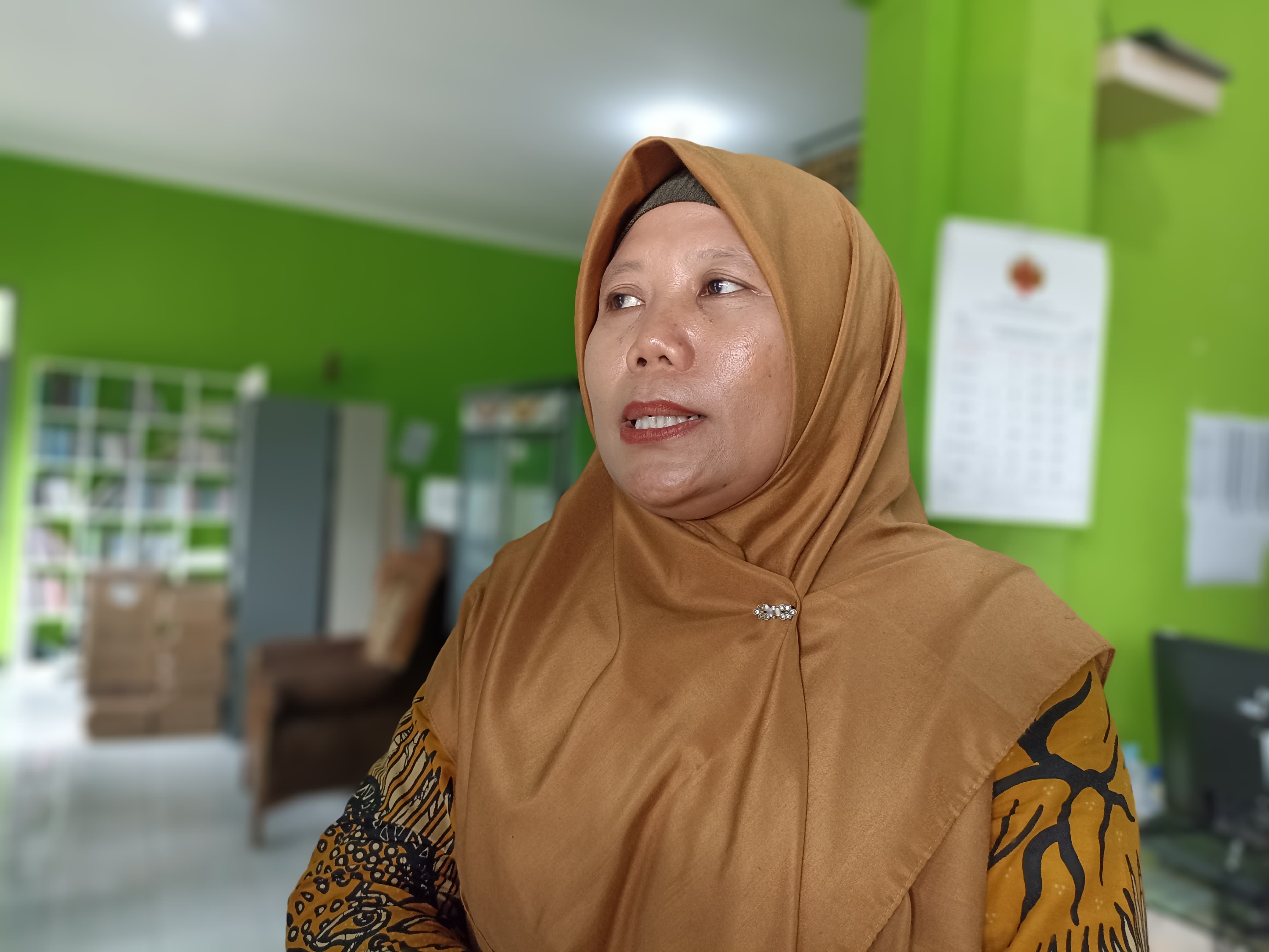 Lurah Sriharjo Titik Istiyawatun.