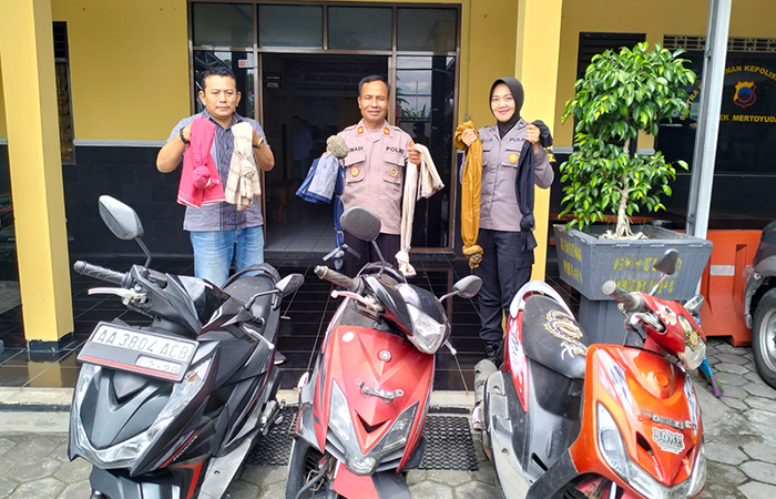 BARBUK: Polisi berhasil menangkap kelompok remaja yang terlibat perang sarung di Kecamatan Mertoyudan dan Borobudur.Humas Polresta Magelang