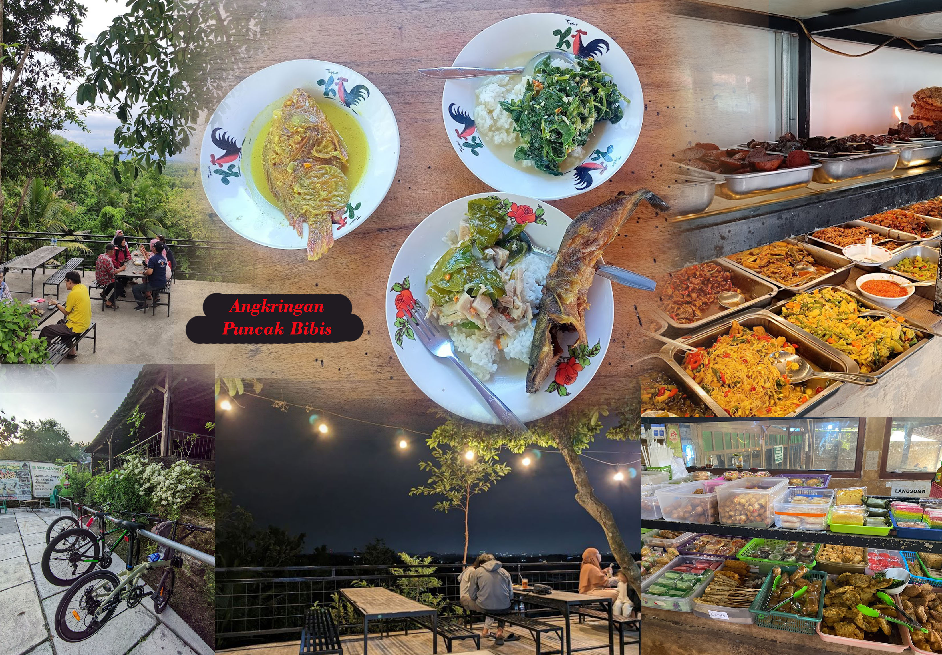 Menikmati Kuliner di Angkringan Puncak Bibis. Cocok buat bukber.