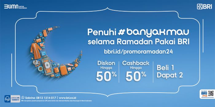 Promo BRI di Berbagai Merchant