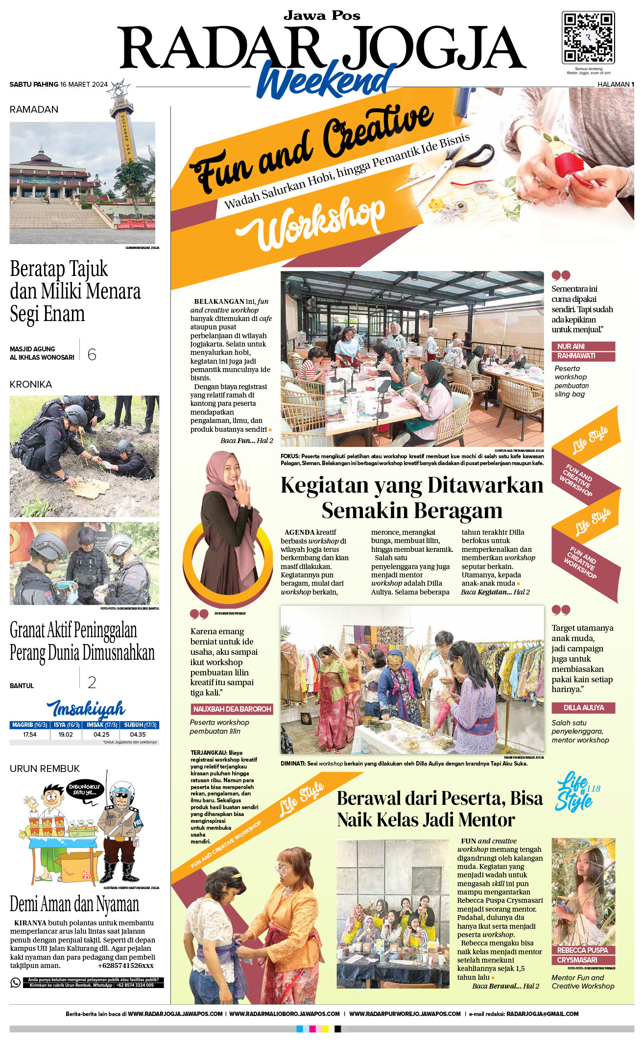 Jawa Pos Radar Jogja Sabtu 16 Maret 2024