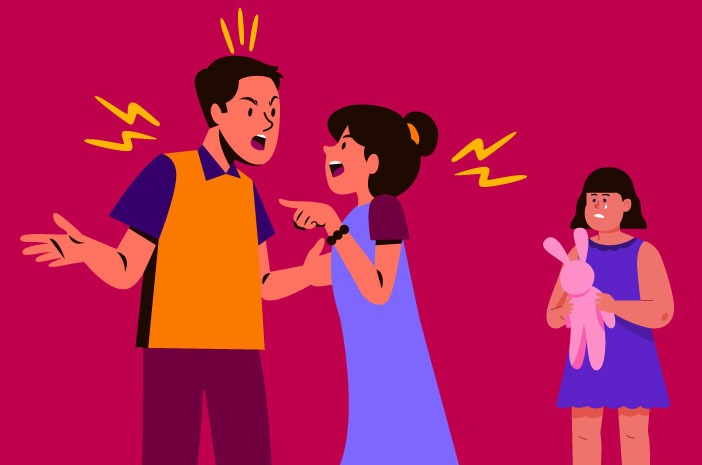ilustrasi konflik pernikahan