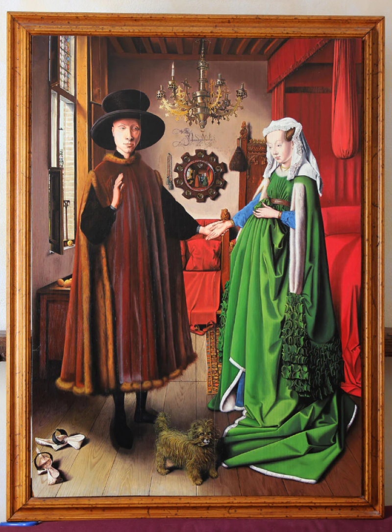 Lukisan Arnolfini dibuat oleh pelukis Belanda Jan van Eyck.
