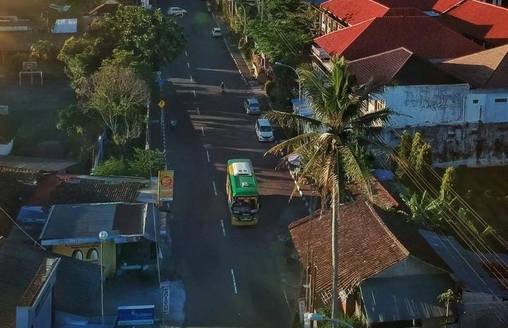 Pemandangan Jogja dari Drone