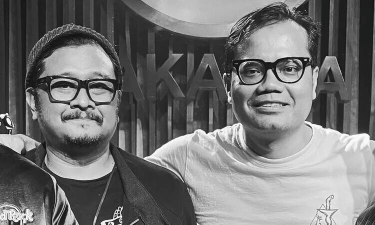 Ade Paloh (kiri) dan Soleh Solihun (kanan). (instagram.com/solehsolihun/)