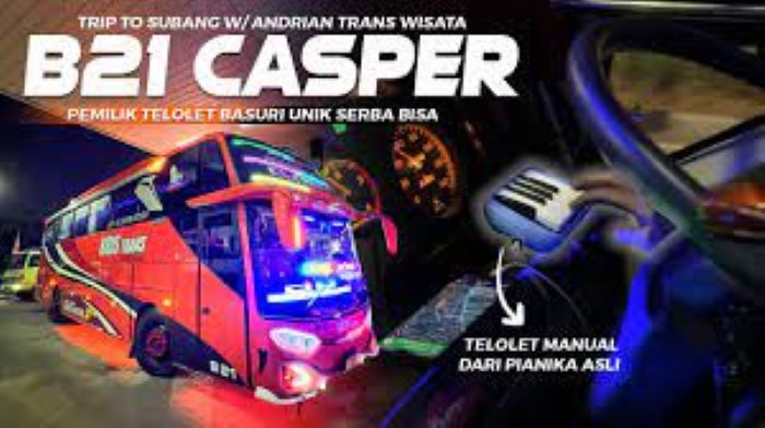 Bus - bus yang sering kali menggunakan klakson telolet