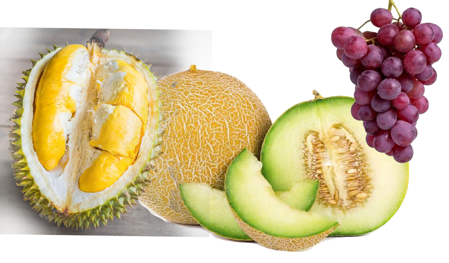 Durian, melon dan anggur merupakan buah-buahanyang sebaiknya dihindari ketika buka puasa.