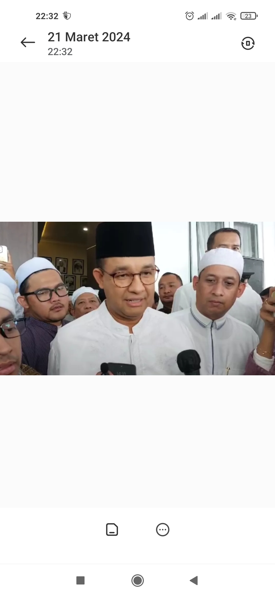 PENDAPAT: Anies Baswedan calon presiden nomor urut 01. (Dok Jawa Pos)