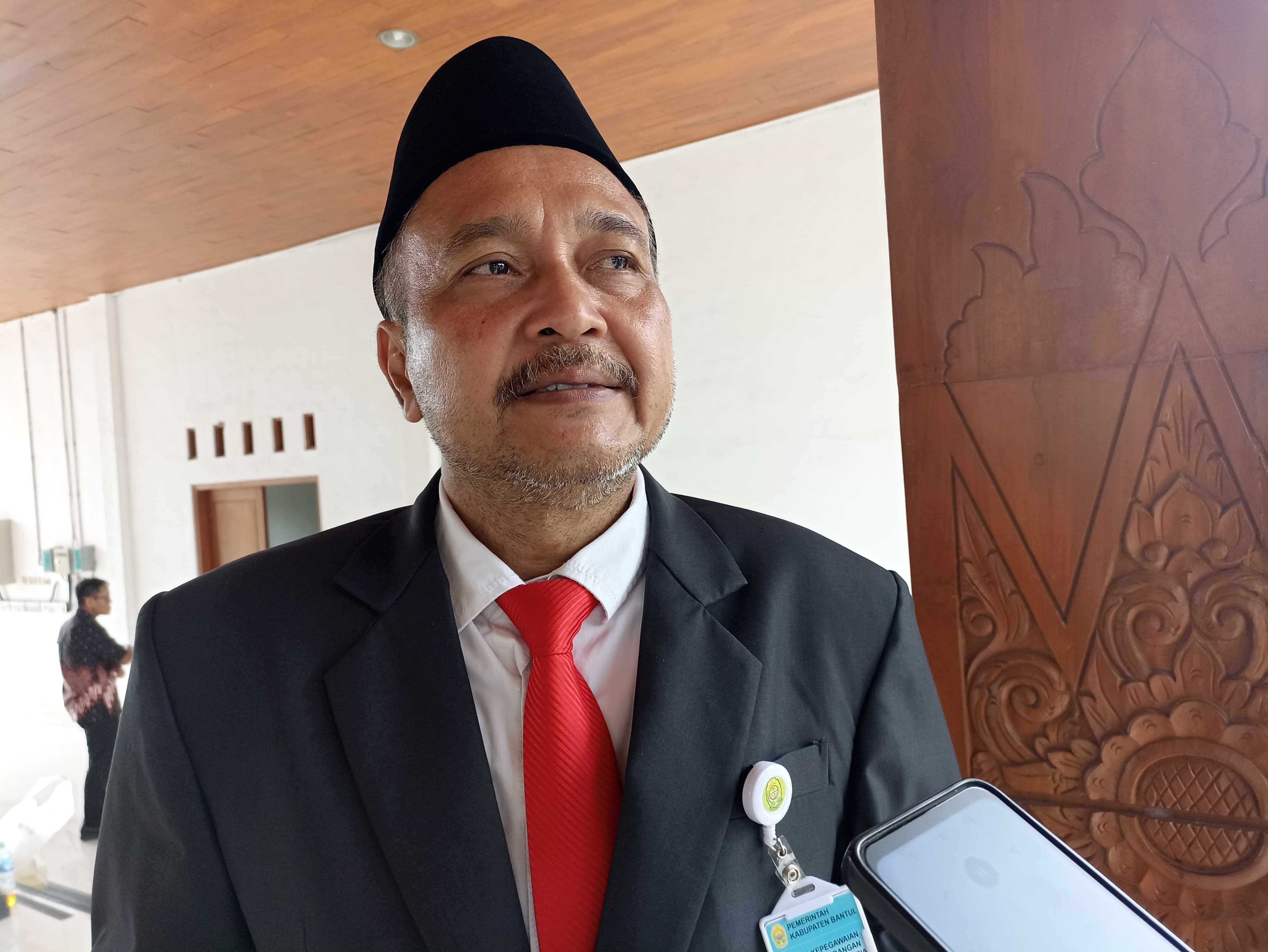 Kepala Badan Kepegawaian dan Pengembangan Sumber Daya Manusia (BKPSDM) Bantul Isa Budi Hartomo. (Gregorius Bramantyo/Radar Jogja)