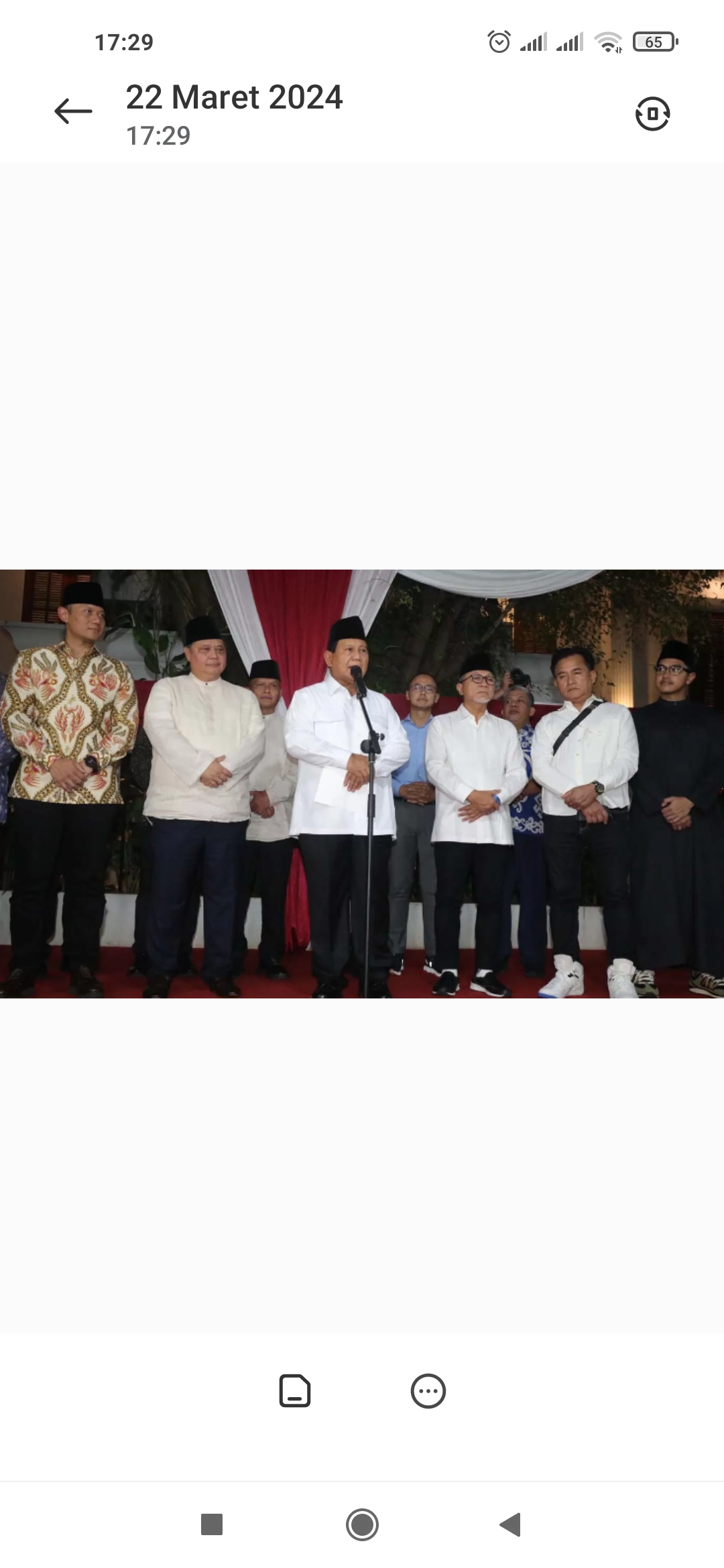 HORMAT: Pranowo Subianto di kediamannya. (Dok Jawa Pos)