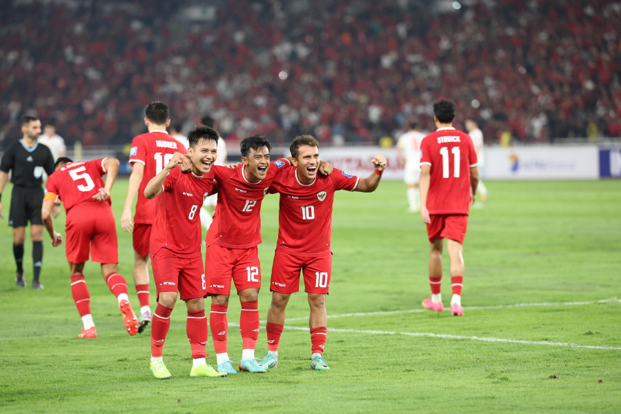 selebrasi Egy Maulana Vikri bersama Witan dan Pratama Arhan usai cetak gol ke gawang Vietnam (PSSI)