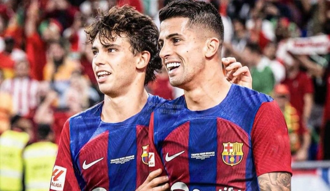 Kedekatan Joao Felix dan Joao Cancelo di Barcelona, Laporta ingin mempertahankan mereka (ig Fabrizioromano)
