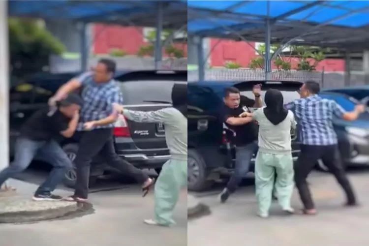 Seorang Polisi di Plembak Tembak dan Lukai Debt Collector usai Ditagih Utang (x.com/jumianto_rk)