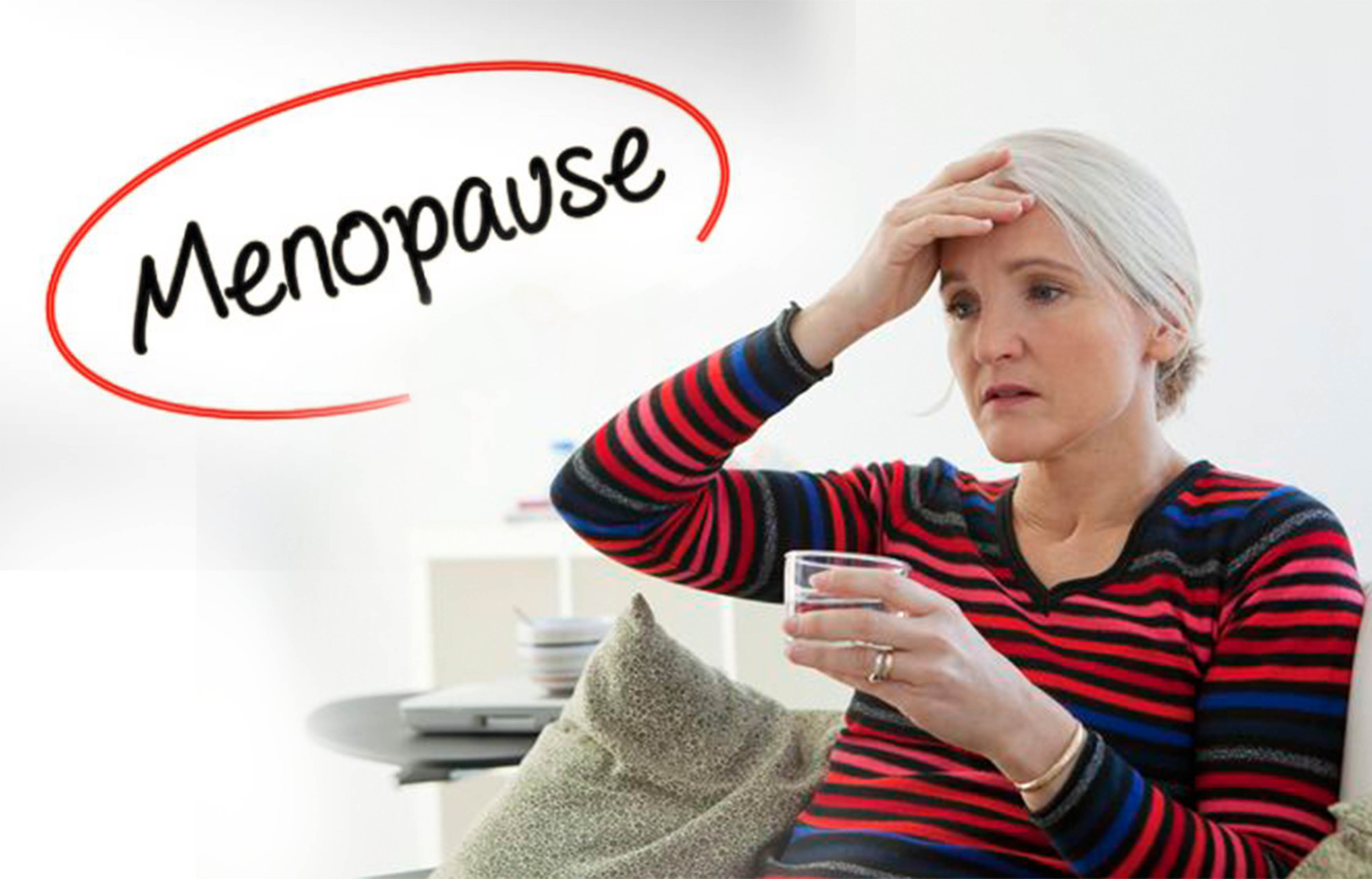 Ilustrasi wanita memasuki usia menopause.