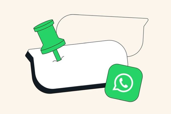 WhatsApp bisa menyematkan atau melakukan pin pada lebih dari satu pesan dalam obrolan