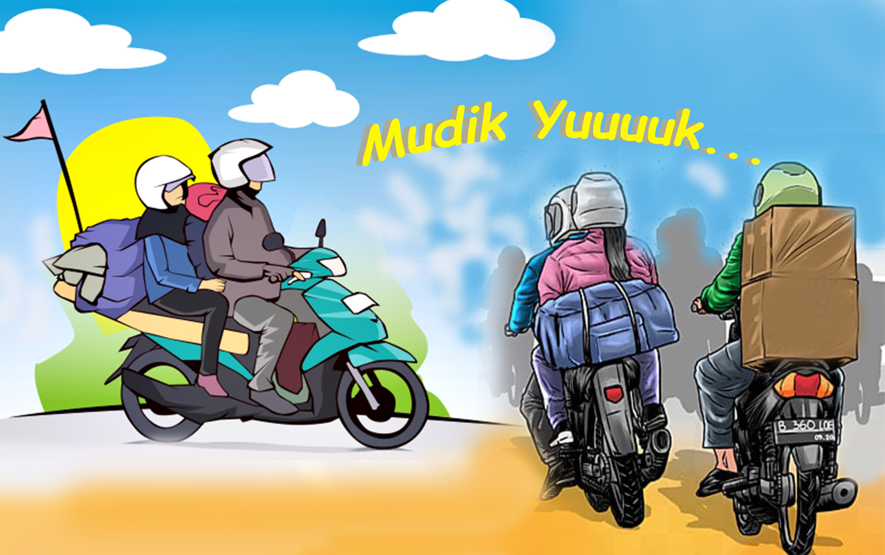 Ilustrasi, tips jitu agar mudik lebaran aman dan lancar.