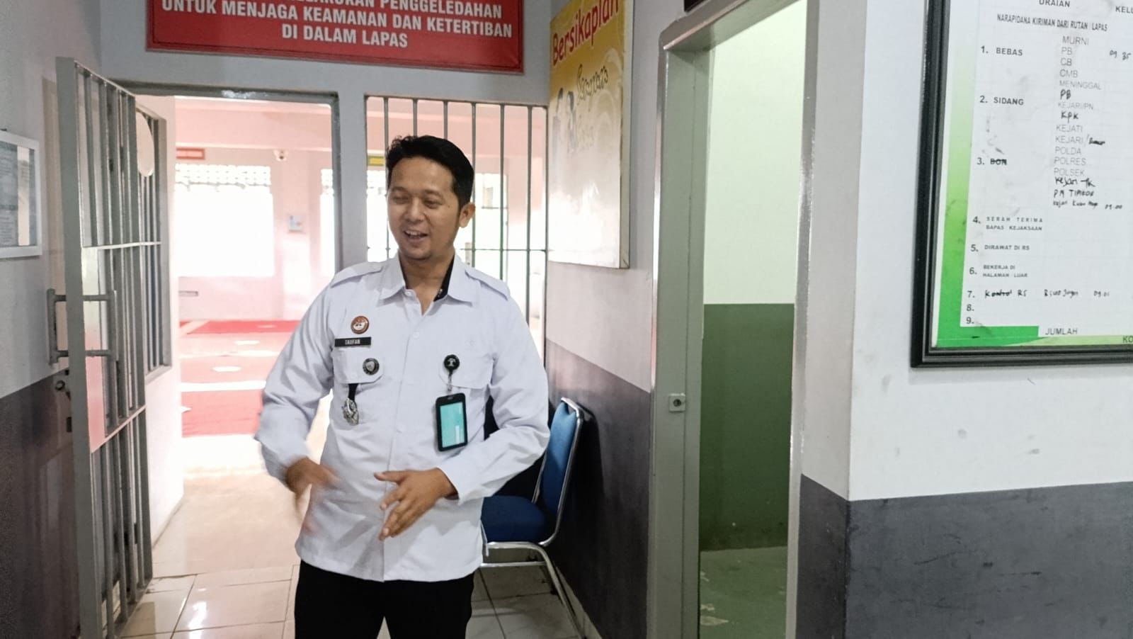 Kepala Kesatuan Pengamanan Lapas Kelas II A Yogyakarta, Taufan Aran Sandria Putra