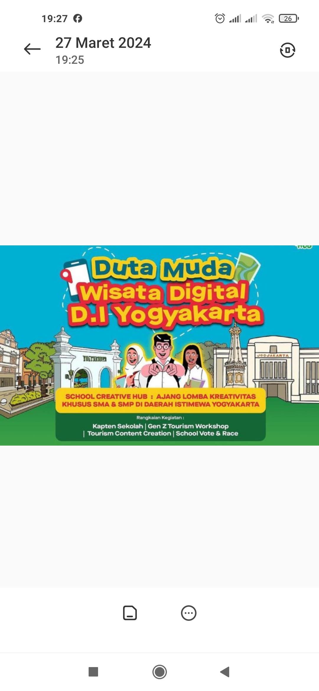 IKUT: Poster Duta Muda Wisata Digitalisasi Yogyakarta. (visitingjogja.jogjaprov.go.id)