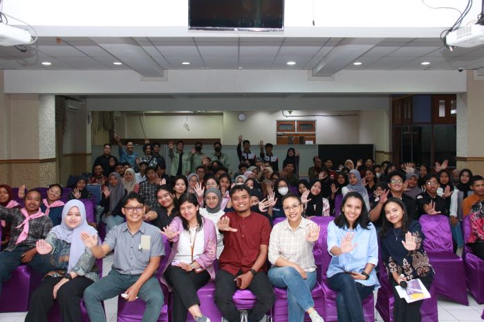 FOTO BARENG: kegiatan seminar &lsquo;Berani Speak Up Lawan Kekerasan Seksual&rsquo; yang dikemas dalam Ngabuburit Bersama Satgas PPKS Universitas Amikom Yogyakarta, di Ruang Citra II Universitas Amikom Yogyakarta