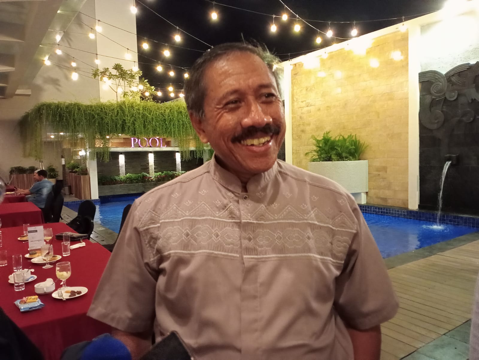 TRY OUT: Ketua umum KONI DIY Djoko Pekik Irianto.