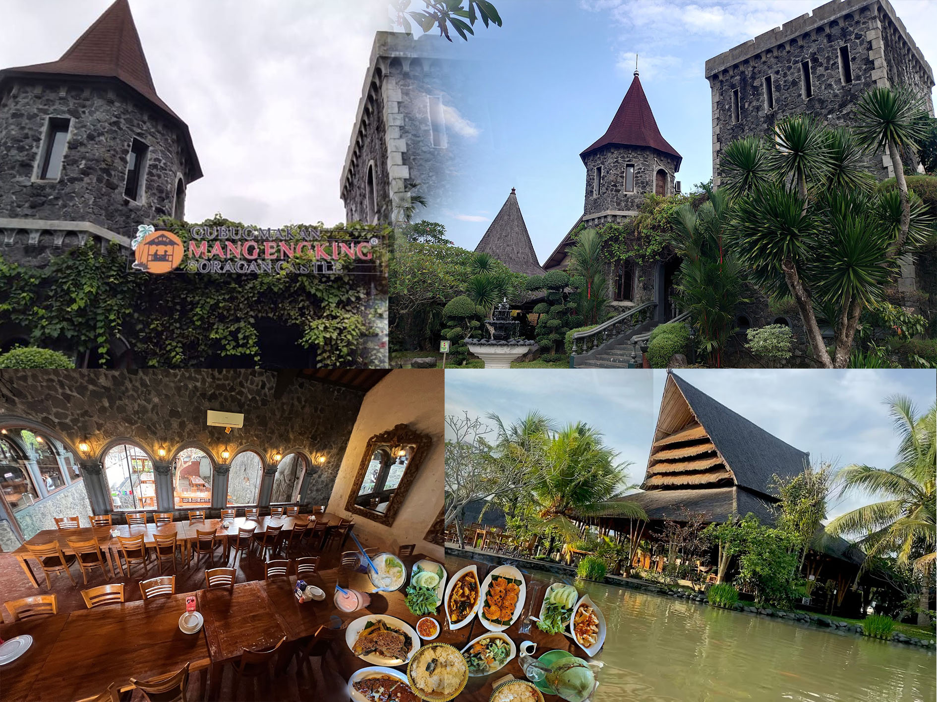 Gubug Makan Mang Engking Soragan Castle, Yogyakarta.