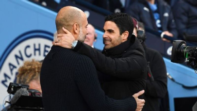 DEKAT: Mikel Arteta dan Pep Guardiola pernah bekerja bersama dibawah naungan Manchester City