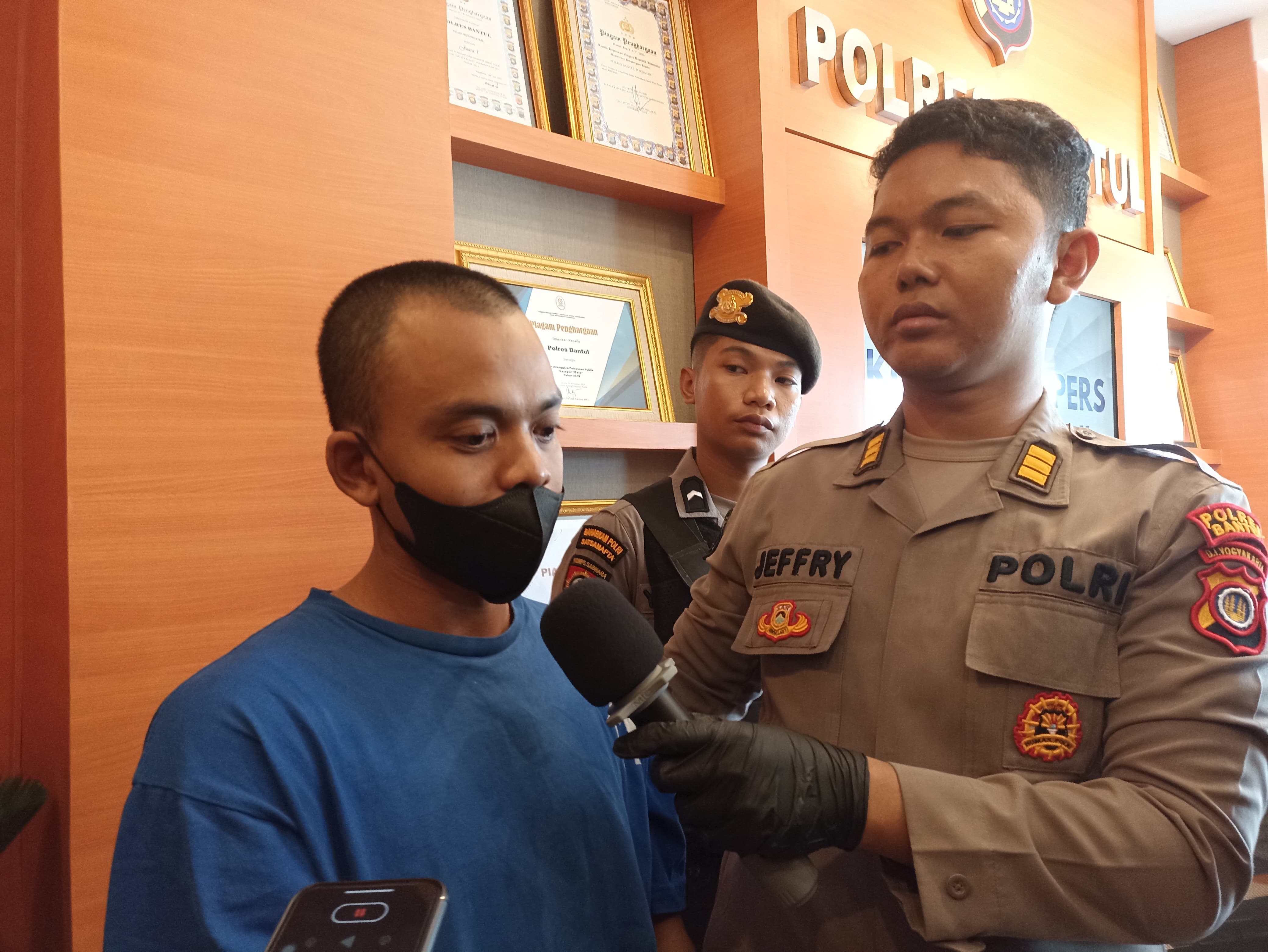 PRESISI: Kasi Humas Polres Bantul AKP I Nengah Jeffry Prana Widnyana. (Gregorius Bramantyo/Radar Jogja).