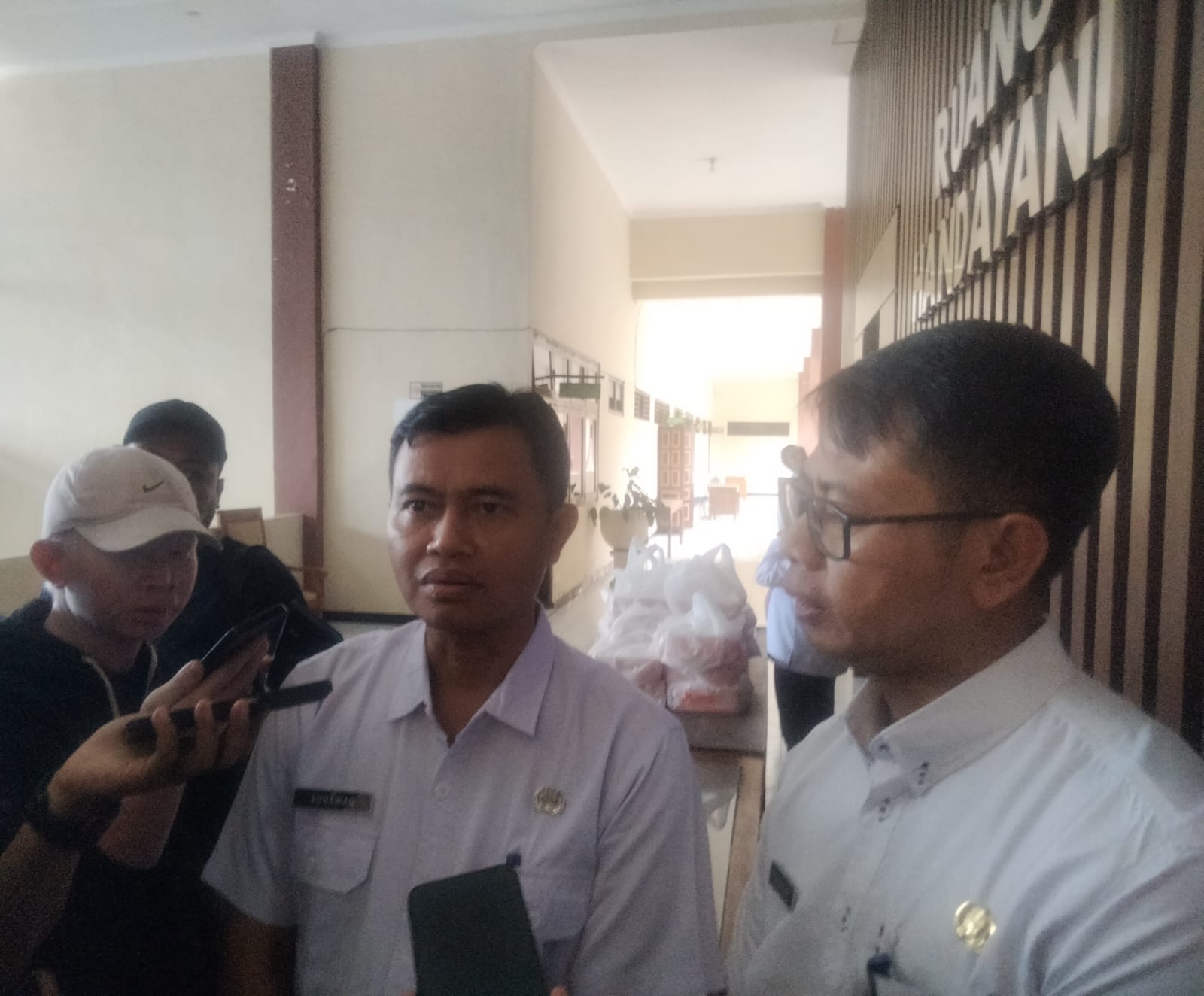 CAIR: Kabid Status Kinerja dan Kesejahteraan Pegawai BKPPD Gunungkidul Sunawan saat diwawancarai awak media.