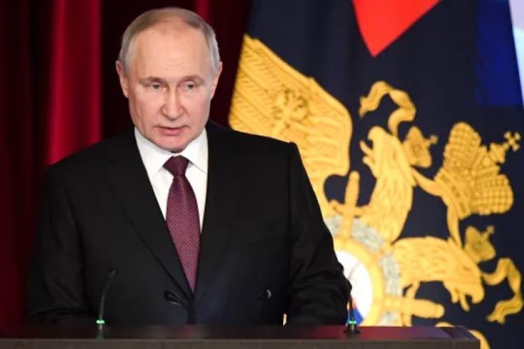 Vladimir Putin (Picture: Alexei Nikolsky, Sputnik, Kremlin Pool Photo via AP)
