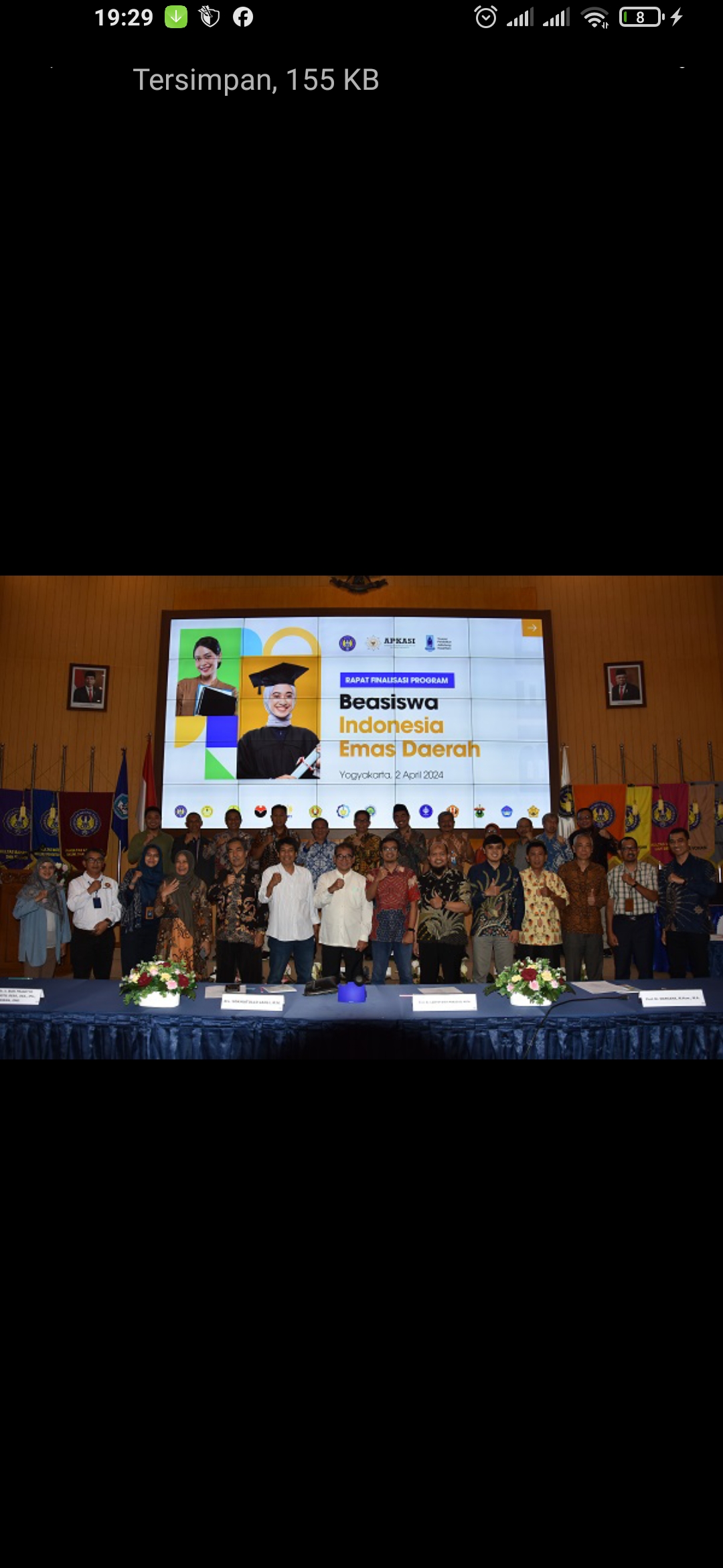 FINAL: Sesi rapat finalisasi program Beasiswa Indonesia Emas-Daerah (BIE-D) yang dilangsungkan di UNY. (Dok UNY)